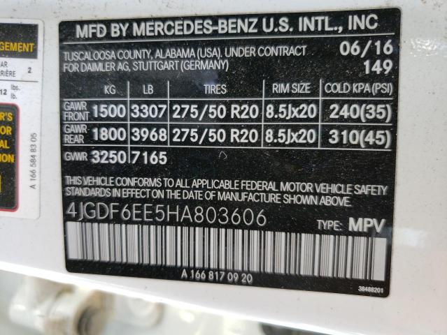 Photo 13 VIN: 4JGDF6EE5HA803606 - MERCEDES-BENZ GLS 450 4M 