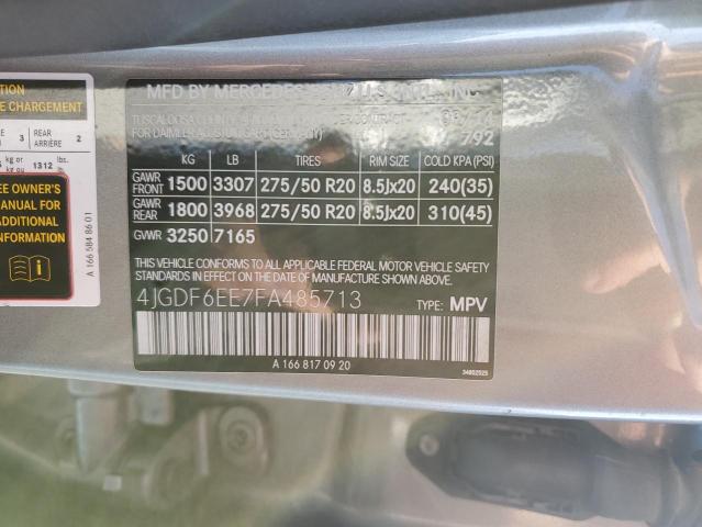 Photo 12 VIN: 4JGDF6EE7FA485713 - MERCEDES-BENZ GL 450 4MA 