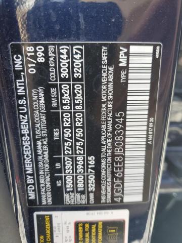 Photo 11 VIN: 4JGDF6EE8JB083945 - MERCEDES-BENZ GLS 450 4M 