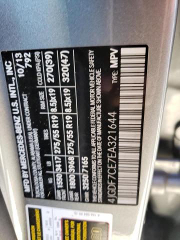 Photo 12 VIN: 4JGDF7CE7EA321644 - MERCEDES-BENZ GL 450 4MA 