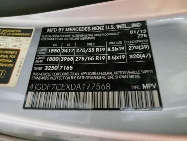 Photo 9 VIN: 4JGDF7CEXDA177568 - MERCEDES-BENZ GL 450 4MA 