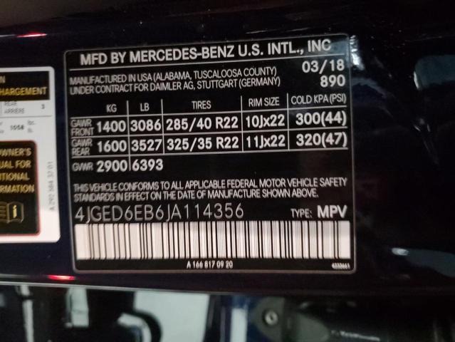 Photo 11 VIN: 4JGED6EB6JA114356 - MERCEDES-BENZ GLE COUPE 