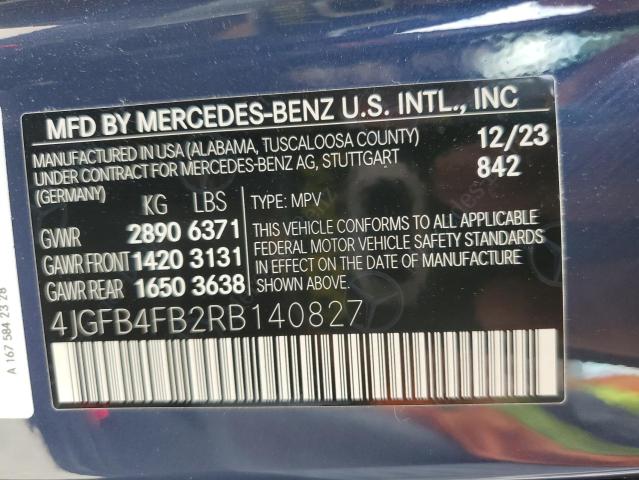 Photo 11 VIN: 4JGFB4FB2RB140827 - MERCEDES-BENZ GLE-CLASS 