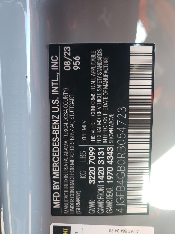 Photo 11 VIN: 4JGFB4GB0RB054723 - MERCEDES-BENZ NULL 