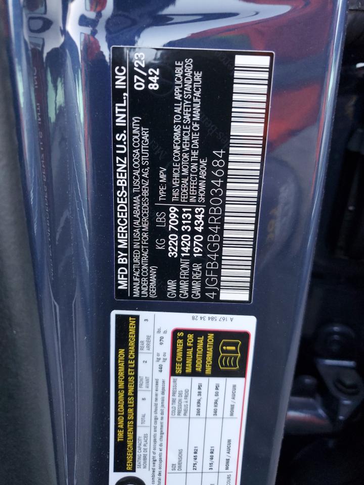 Photo 11 VIN: 4JGFB4GB4RB034684 - MERCEDES-BENZ GLE 