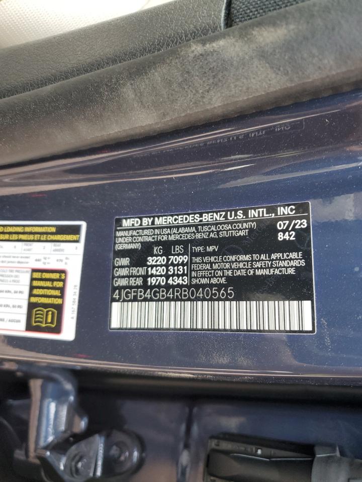 Photo 11 VIN: 4JGFB4GB4RB040565 - MERCEDES-BENZ ALL 