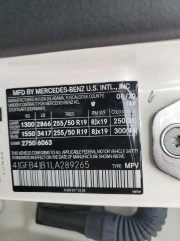 Photo 11 VIN: 4JGFB4JB1LA289265 - MERCEDES-BENZ GLE 350 