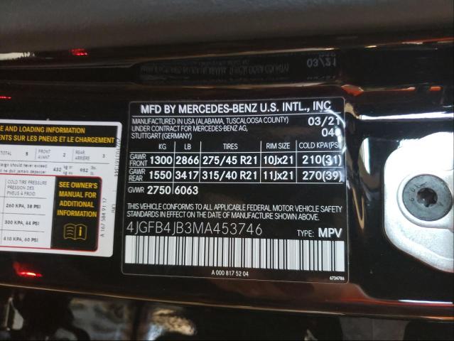 Photo 9 VIN: 4JGFB4JB3MA453746 - MERCEDES-BENZ GLE 350 