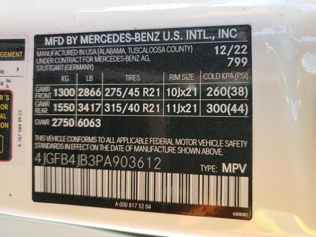 Photo 12 VIN: 4JGFB4JB3PA903612 - MERCEDES-BENZ GLE-CLASS 