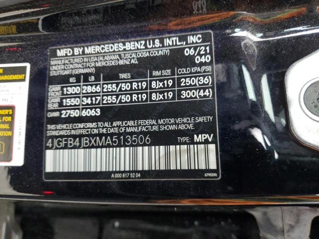 Photo 12 VIN: 4JGFB4JBXMA513506 - MERCEDES-BENZ GLE 350 