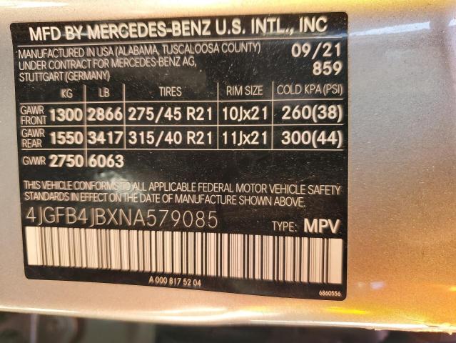 Photo 12 VIN: 4JGFB4JBXNA579085 - MERCEDES-BENZ GLE 350 