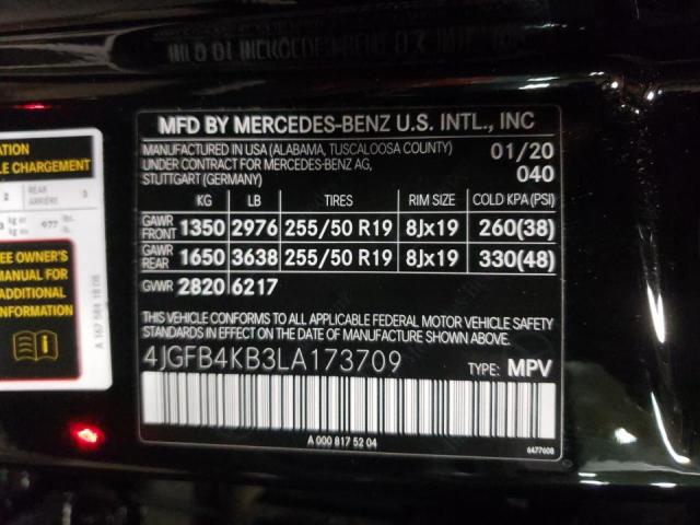 Photo 9 VIN: 4JGFB4KB3LA173709 - MERCEDES-BENZ GLE 350 4M 