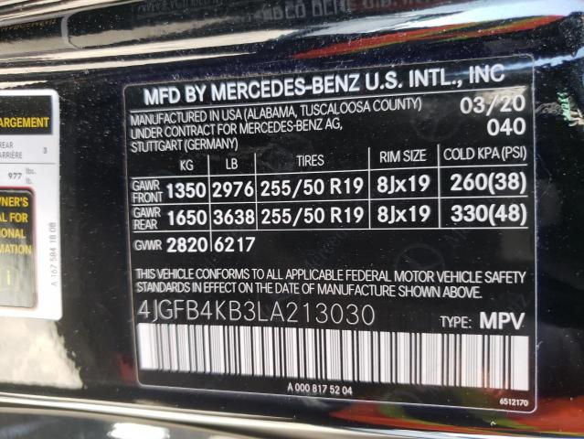 Photo 9 VIN: 4JGFB4KB3LA213030 - MERCEDES-BENZ GLE 350 4M 