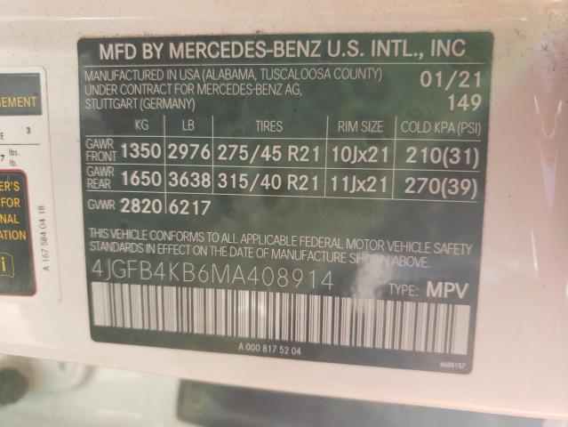 Photo 13 VIN: 4JGFB4KB6MA408914 - MERCEDES-BENZ GLE-CLASS 