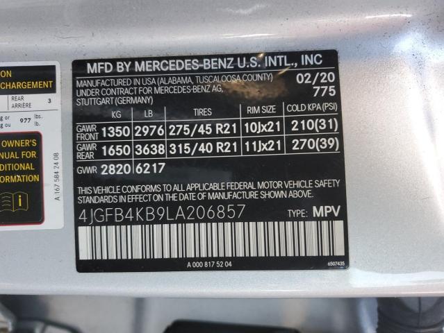 Photo 12 VIN: 4JGFB4KB9LA206857 - MERCEDES-BENZ GLE 350 4M 