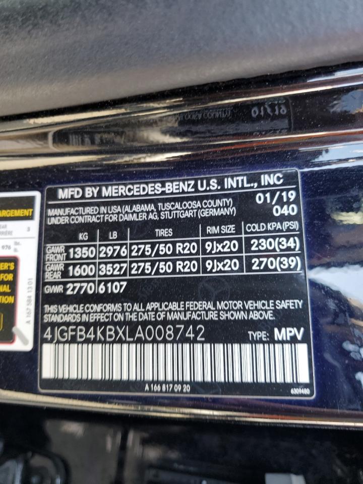 Photo 13 VIN: 4JGFB4KBXLA008742 - MERCEDES-BENZ GLE 