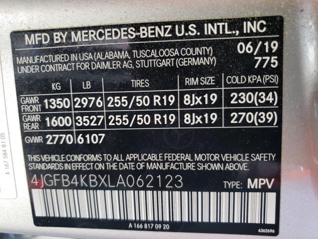 Photo 12 VIN: 4JGFB4KBXLA062123 - MERCEDES-BENZ GLE 350 4M 