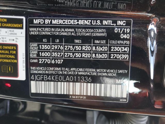 Photo 13 VIN: 4JGFB4KE0LA011336 - MERCEDES-BENZ GLE 350 4M 