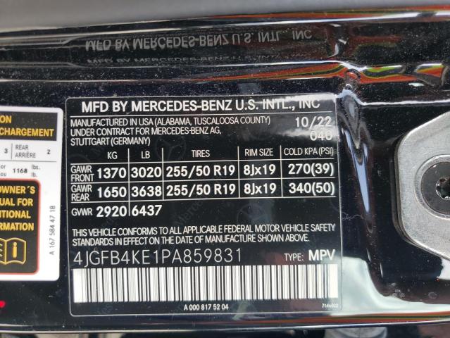 Photo 13 VIN: 4JGFB4KE1PA859831 - MERCEDES-BENZ GLE 350 4M 