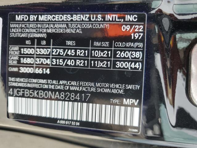 Photo 13 VIN: 4JGFB5KB0NA828417 - MERCEDES-BENZ GLE-CLASS 