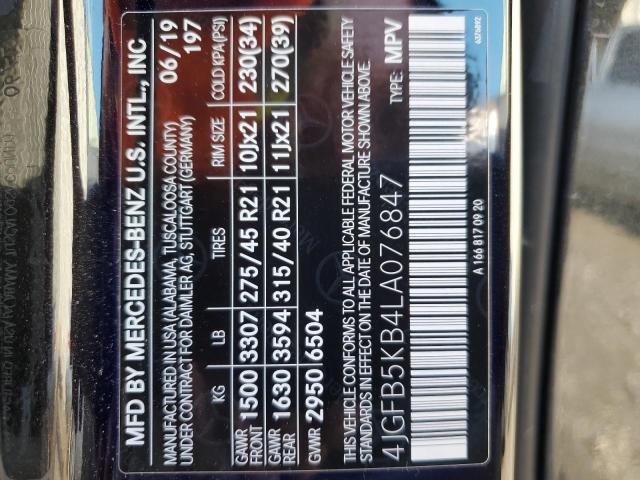 Photo 11 VIN: 4JGFB5KB4LA076847 - MERCEDES-BENZ GLE 450 4M 