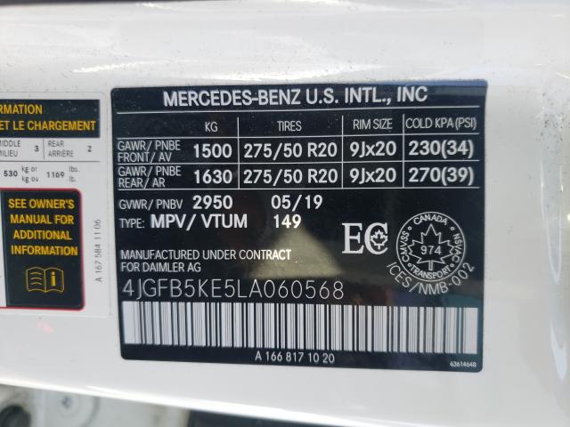 Photo 9 VIN: 4JGFB5KE5LA060568 - MERCEDES-BENZ GLE 450 4M 