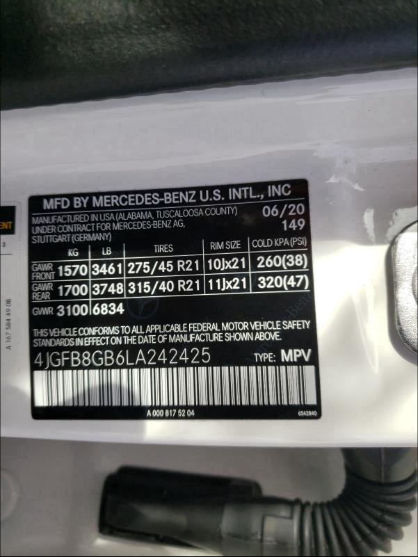 Photo 9 VIN: 4JGFB8GB6LA242425 - MERCEDES-BENZ GLE 580 4M 