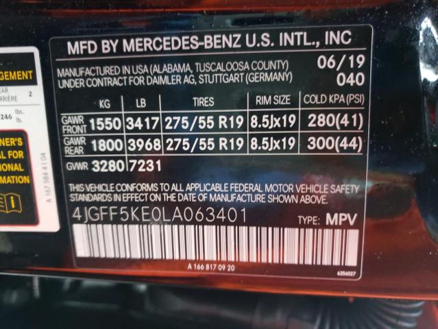 Photo 9 VIN: 4JGFF5KE0LA063401 - MERCEDES-BENZ GLS 450 4M 