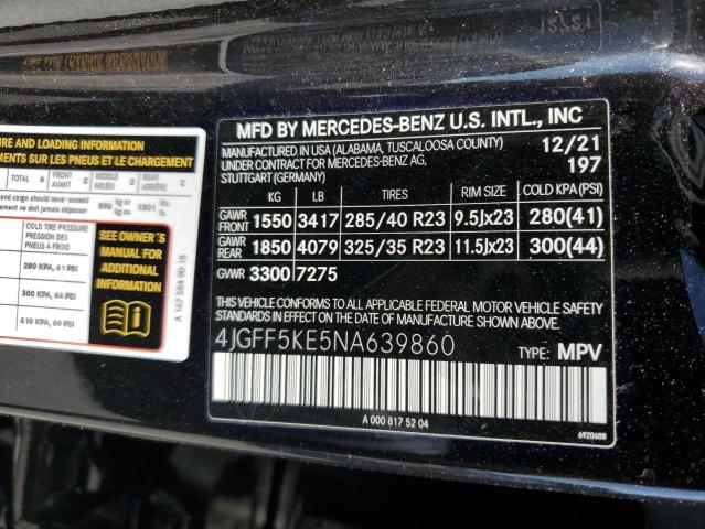 Photo 13 VIN: 4JGFF5KE5NA639860 - MERCEDES-BENZ GLS 450 4M 