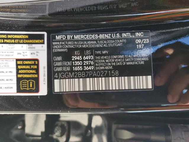 Photo 12 VIN: 4JGGM2BB7PA027158 - MERCEDES-BENZ EQE SUV 35 