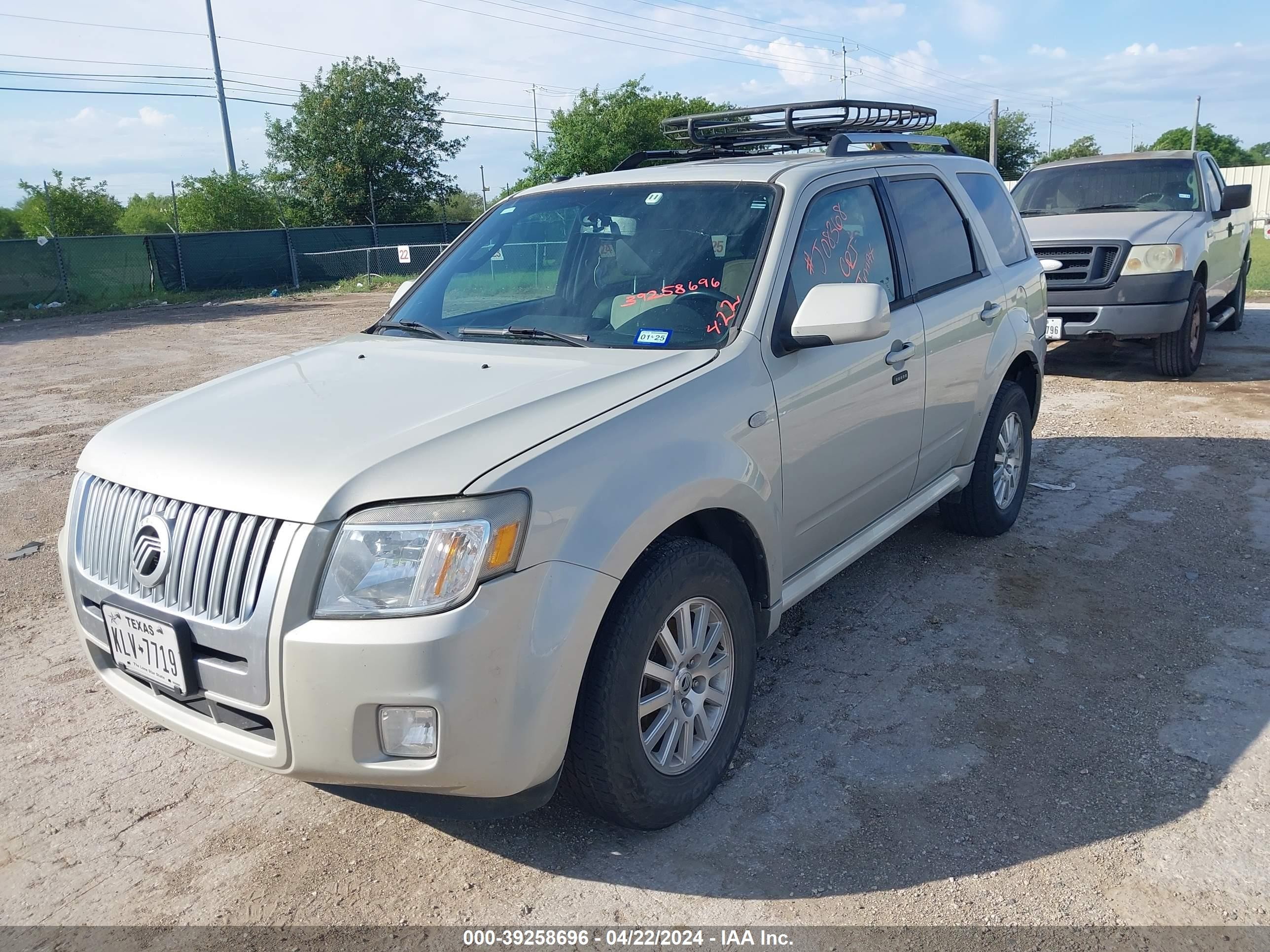 Photo 1 VIN: 4M2CU87G59KJ08368 - MERCURY MARINER 