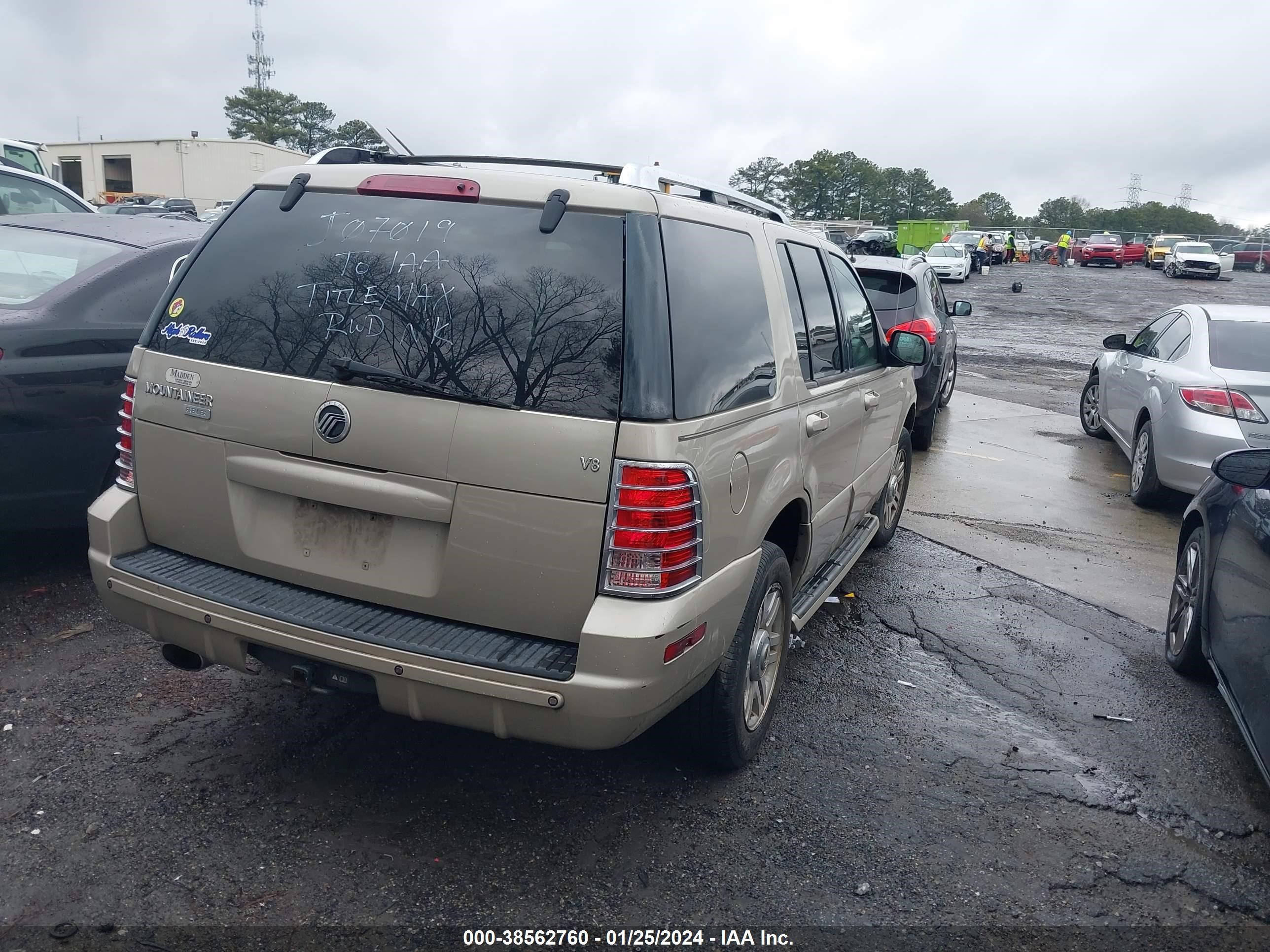 Photo 3 VIN: 4M2DU66WX4UJ07019 - MERCURY MOUNTAINEER 