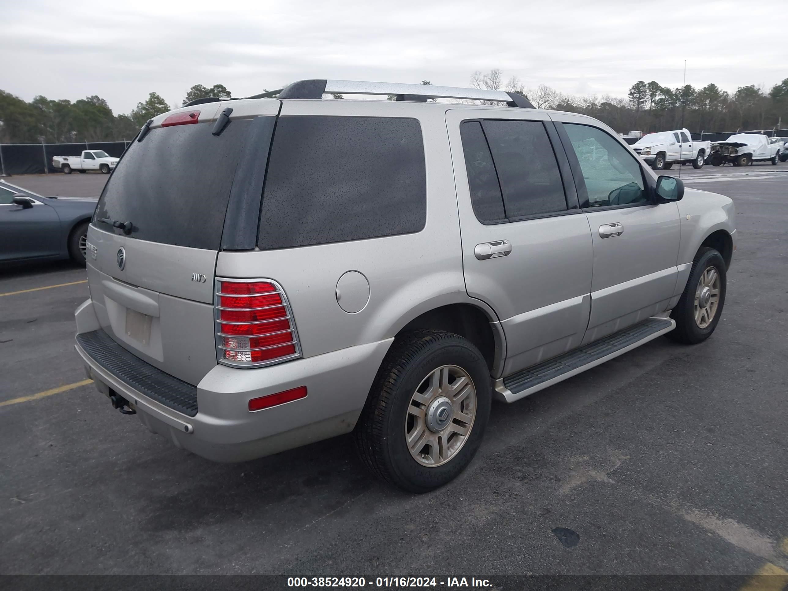 Photo 3 VIN: 4M2DU86K65ZJ23621 - MERCURY MOUNTAINEER 