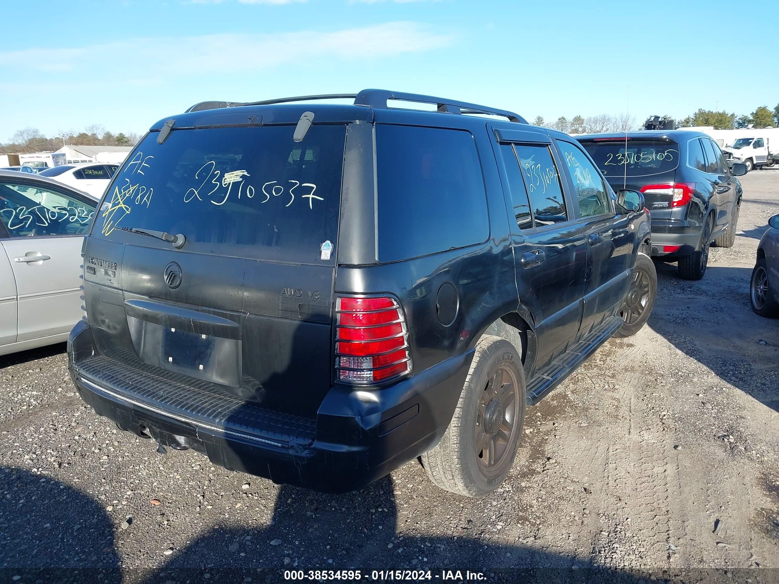 Photo 3 VIN: 4M2DU86W13ZJ04765 - MERCURY MOUNTAINEER 