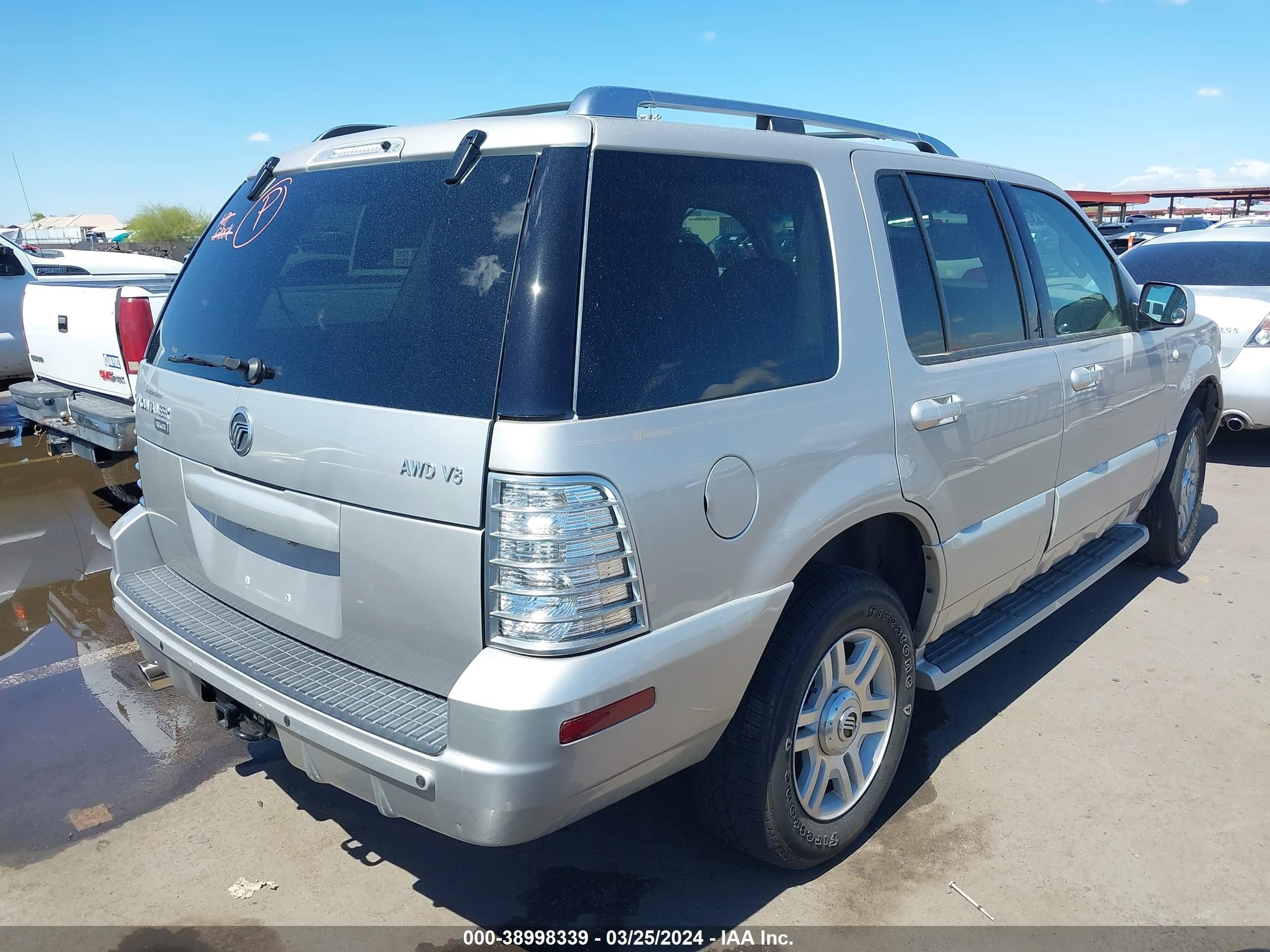 Photo 3 VIN: 4M2DU86W54ZJ02812 - MERCURY MOUNTAINEER 