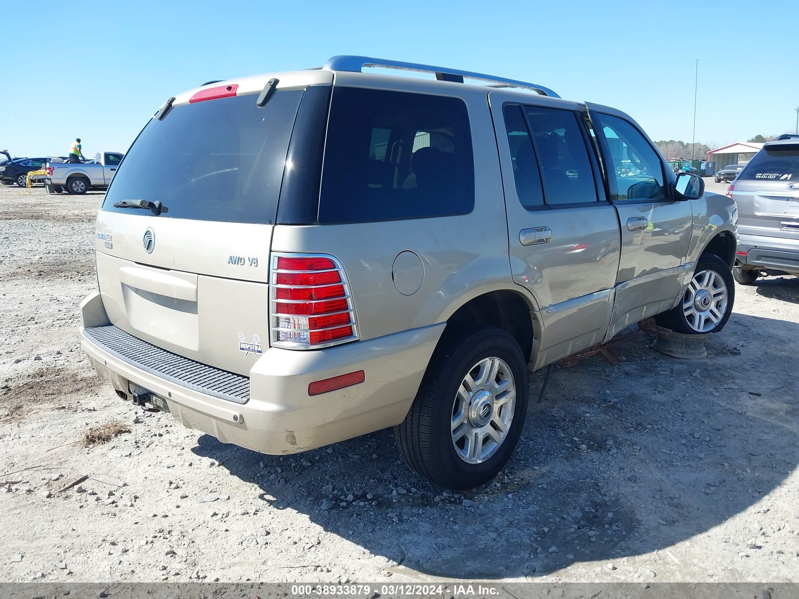 Photo 3 VIN: 4M2DU86W54ZJ43635 - MERCURY MOUNTAINEER 