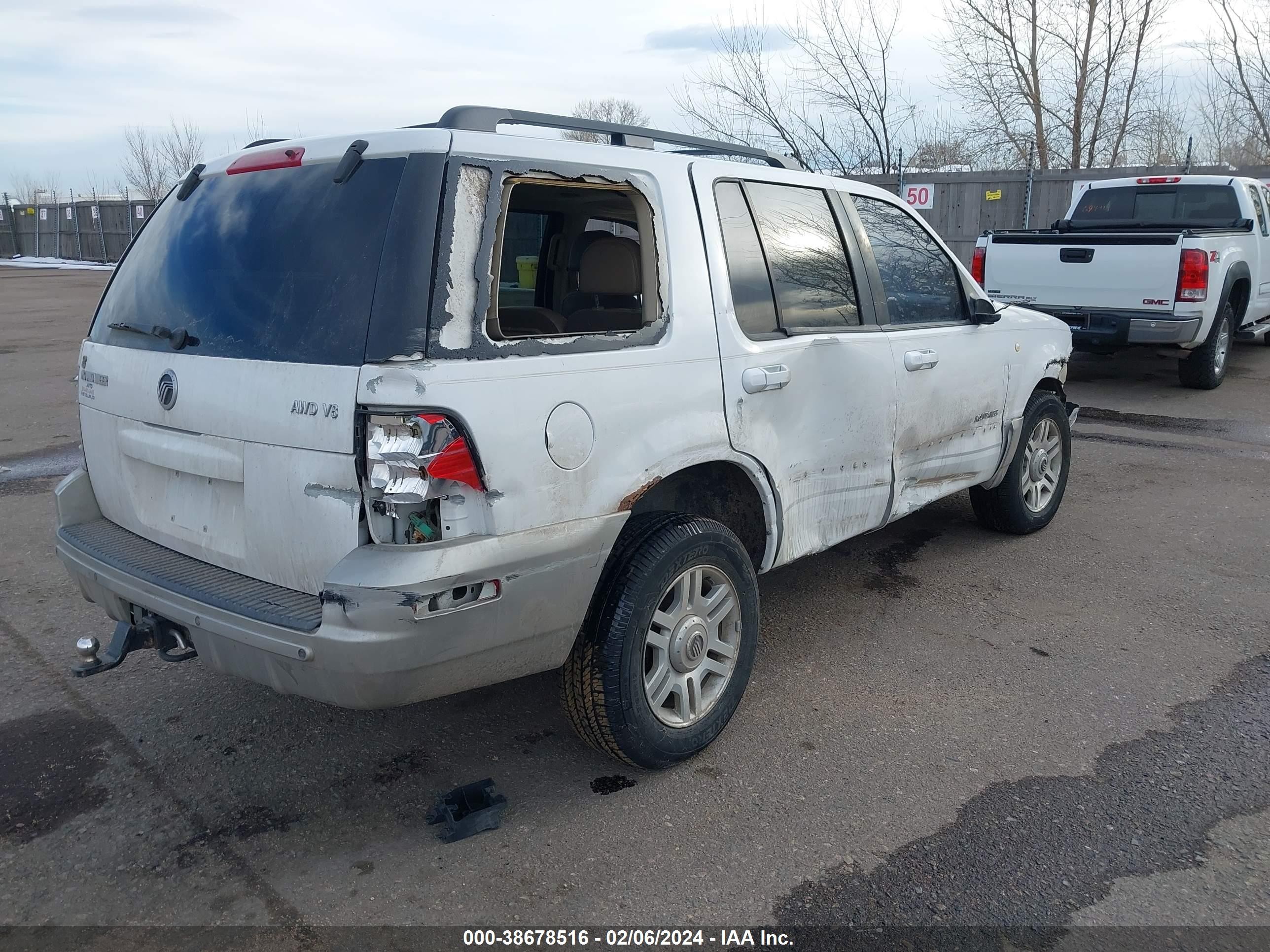 Photo 5 VIN: 4M2DU86W82ZJ33291 - MERCURY MOUNTAINEER 