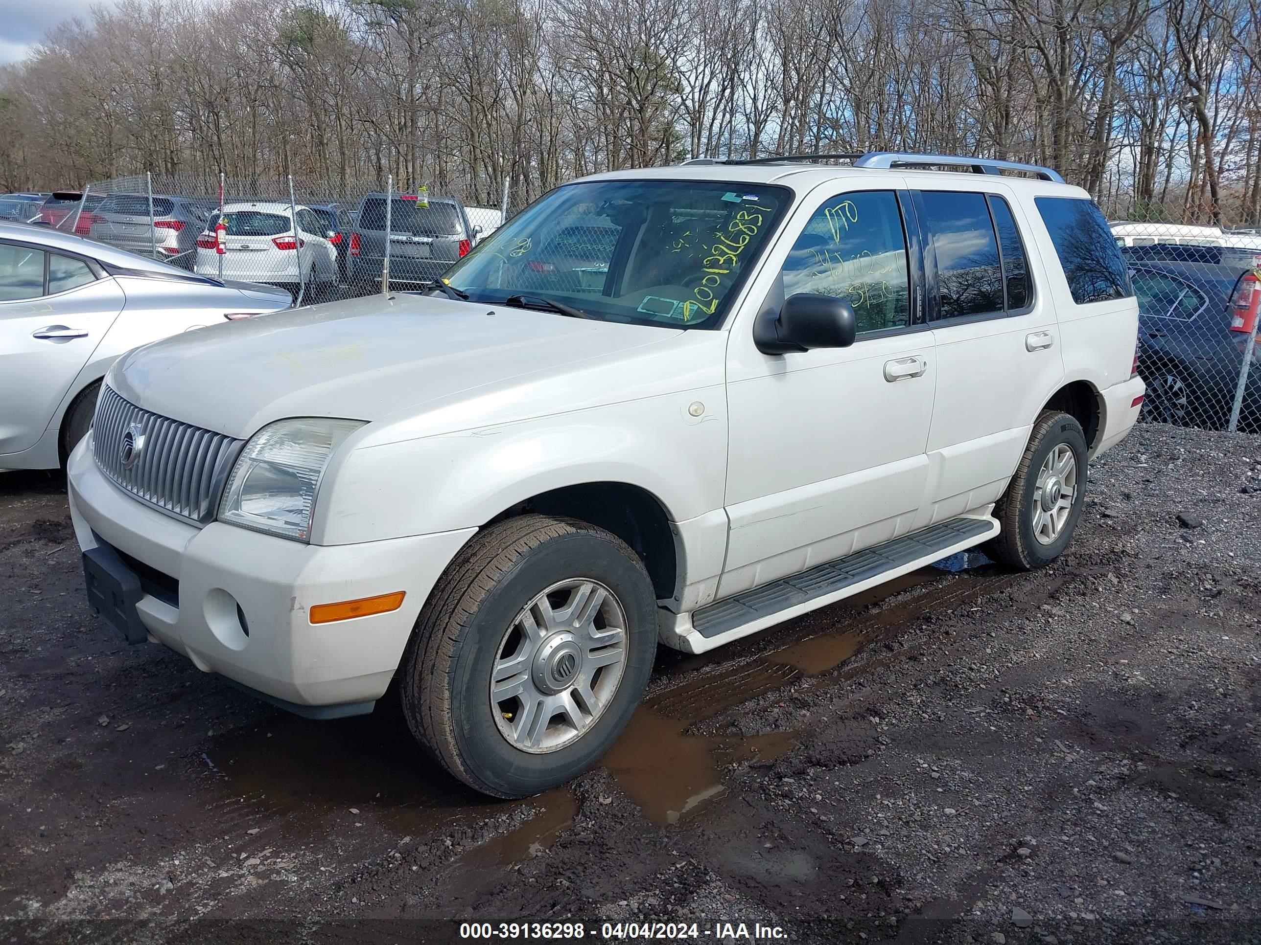 Photo 1 VIN: 4M2DU86W84ZJ39434 - MERCURY MOUNTAINEER 