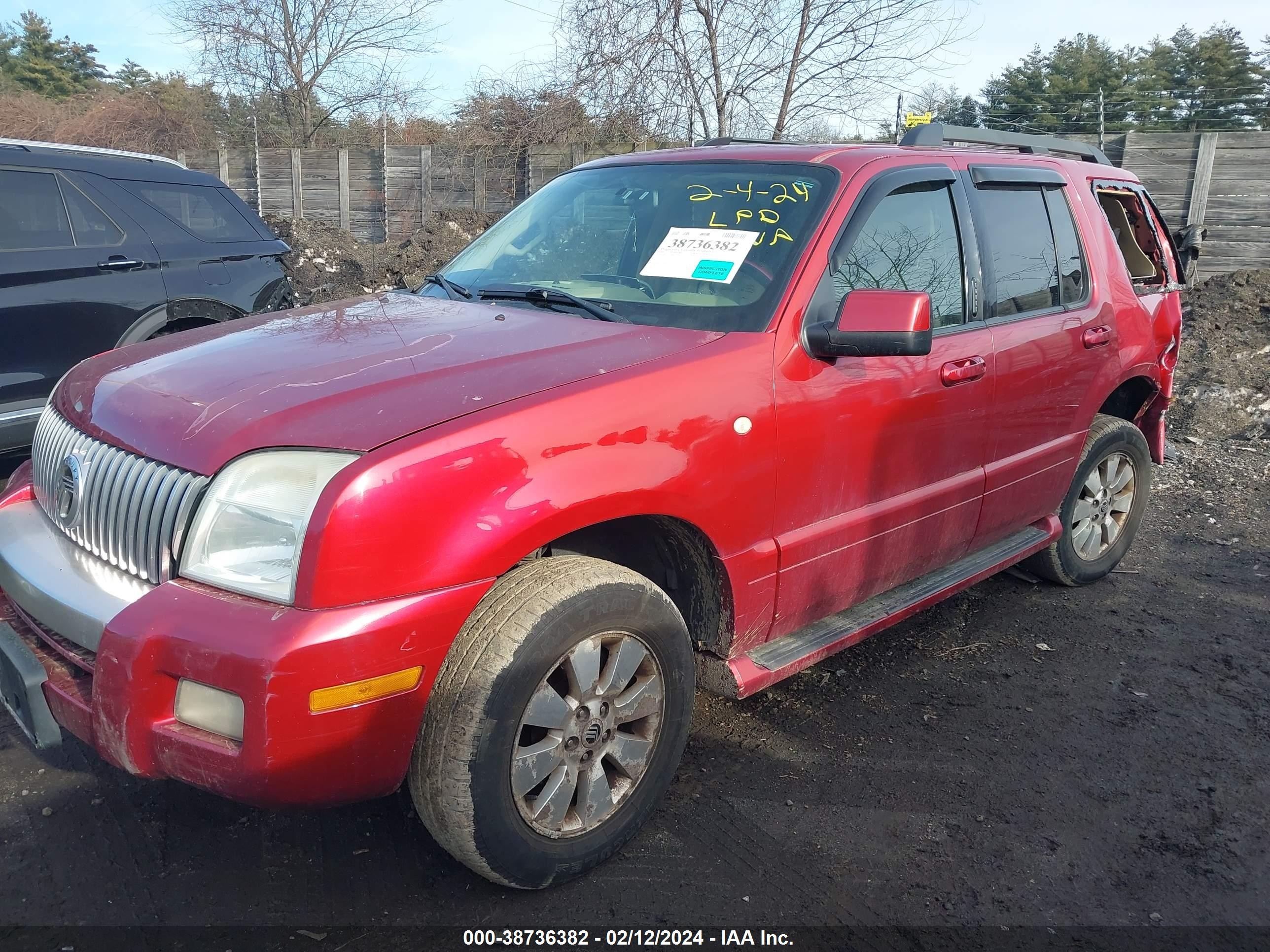 Photo 1 VIN: 4M2EU47E06UJ14286 - MERCURY MOUNTAINEER 