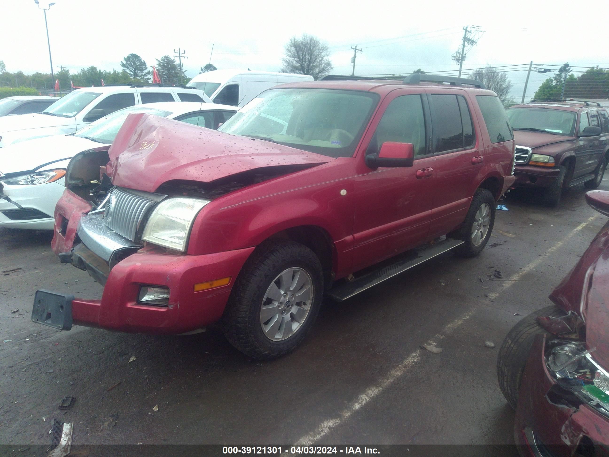 Photo 1 VIN: 4M2EU47E66UJ08783 - MERCURY MOUNTAINEER 