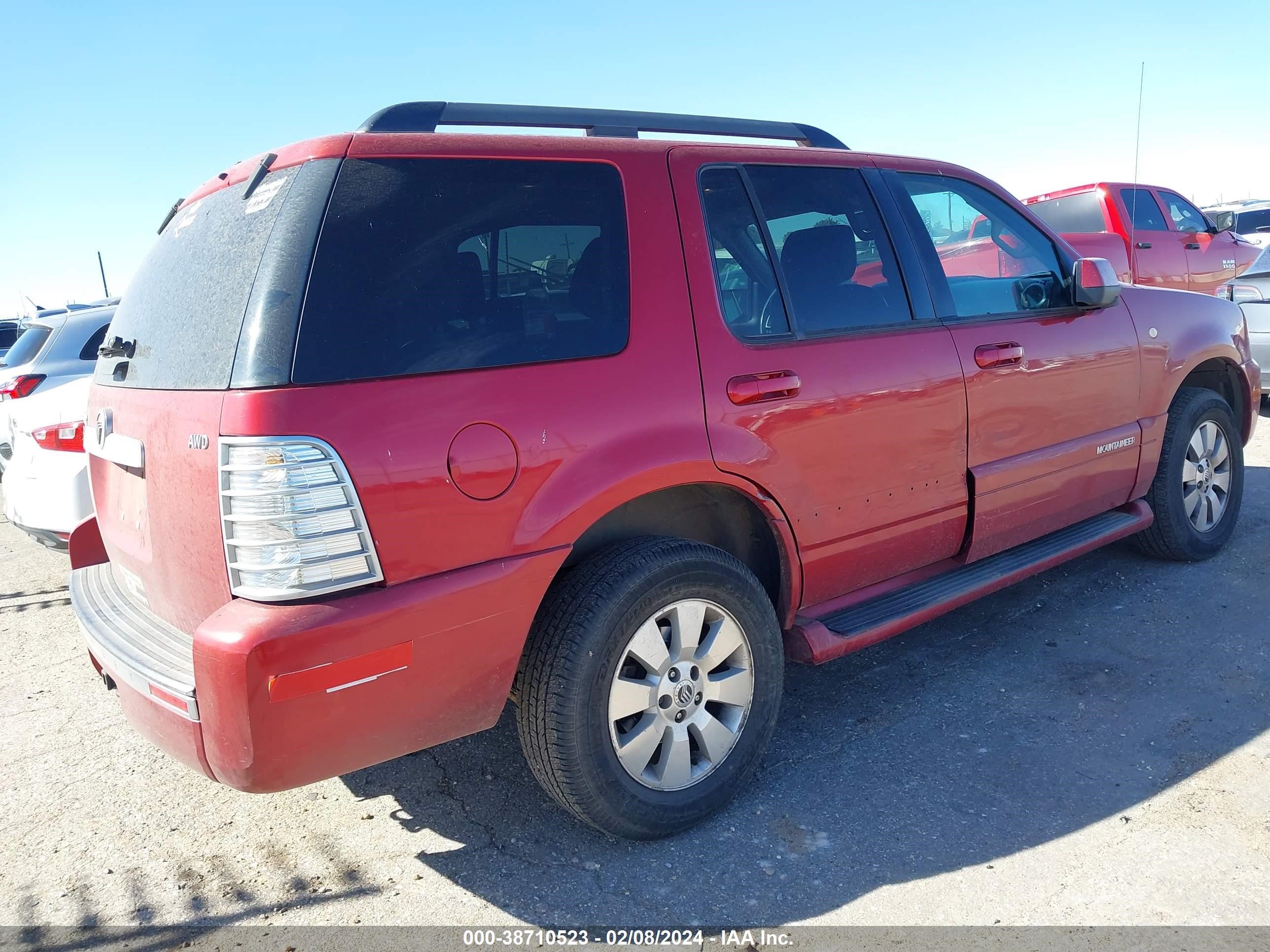 Photo 3 VIN: 4M2EU47E87UJ11539 - MERCURY MOUNTAINEER 