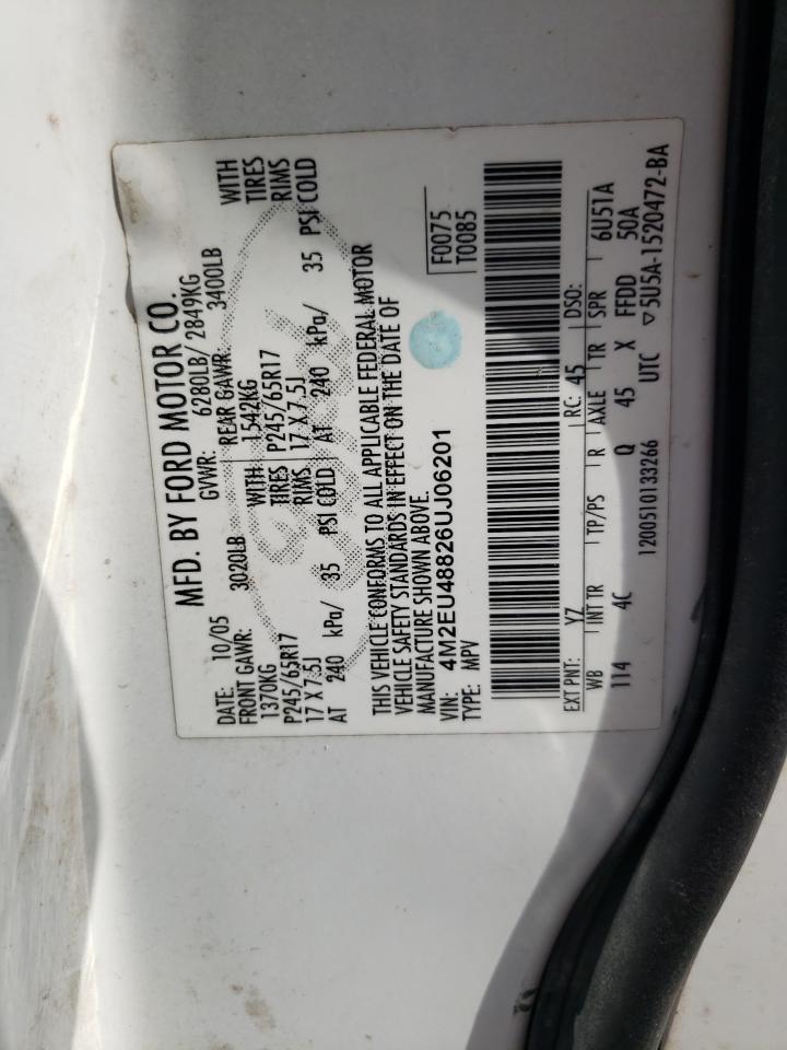 Photo 13 VIN: 4M2EU48826UJ06201 - MERCURY MOUNTAINEER 