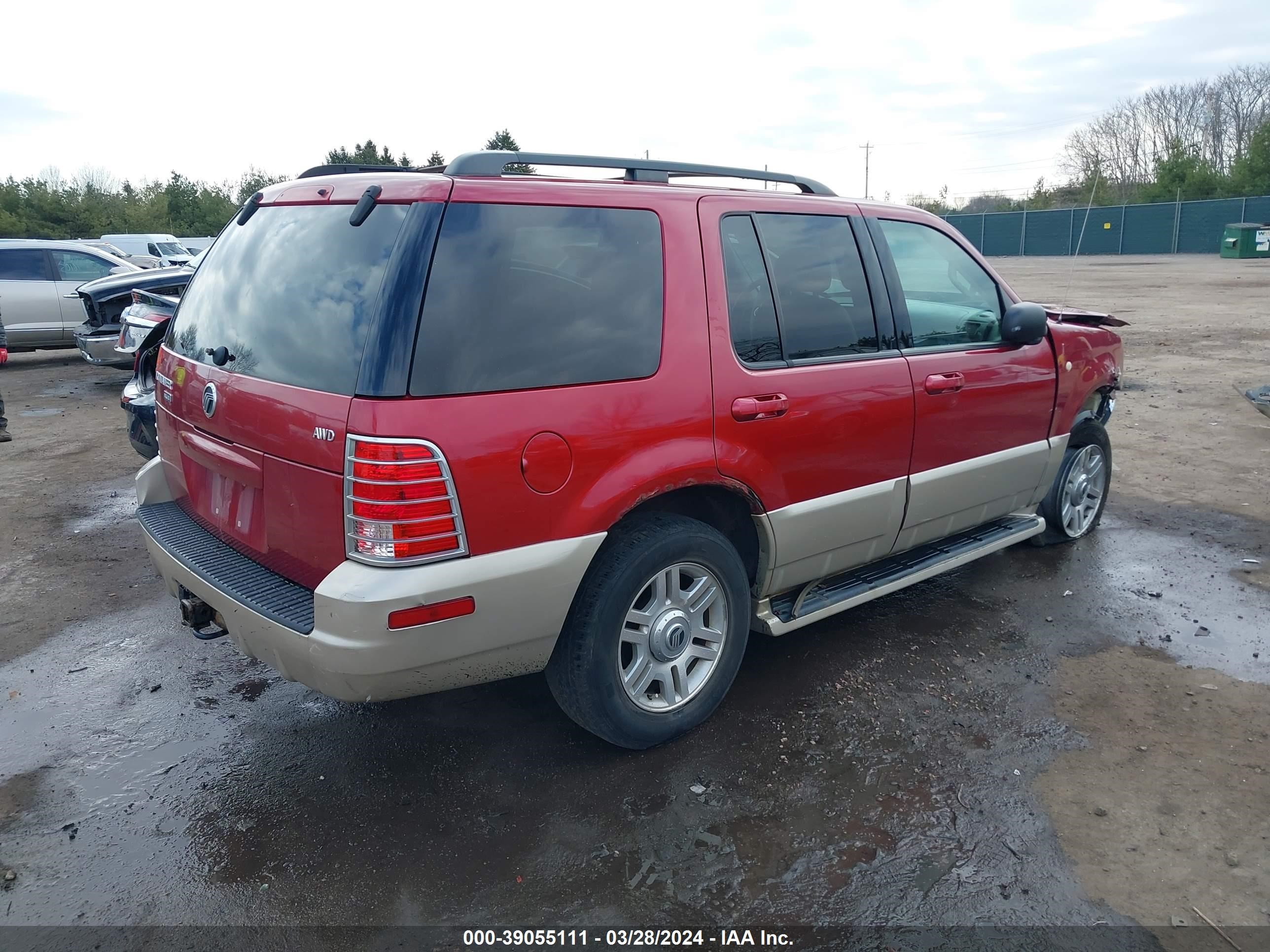 Photo 3 VIN: 4M2ZU86E24ZJ37661 - MERCURY MOUNTAINEER 