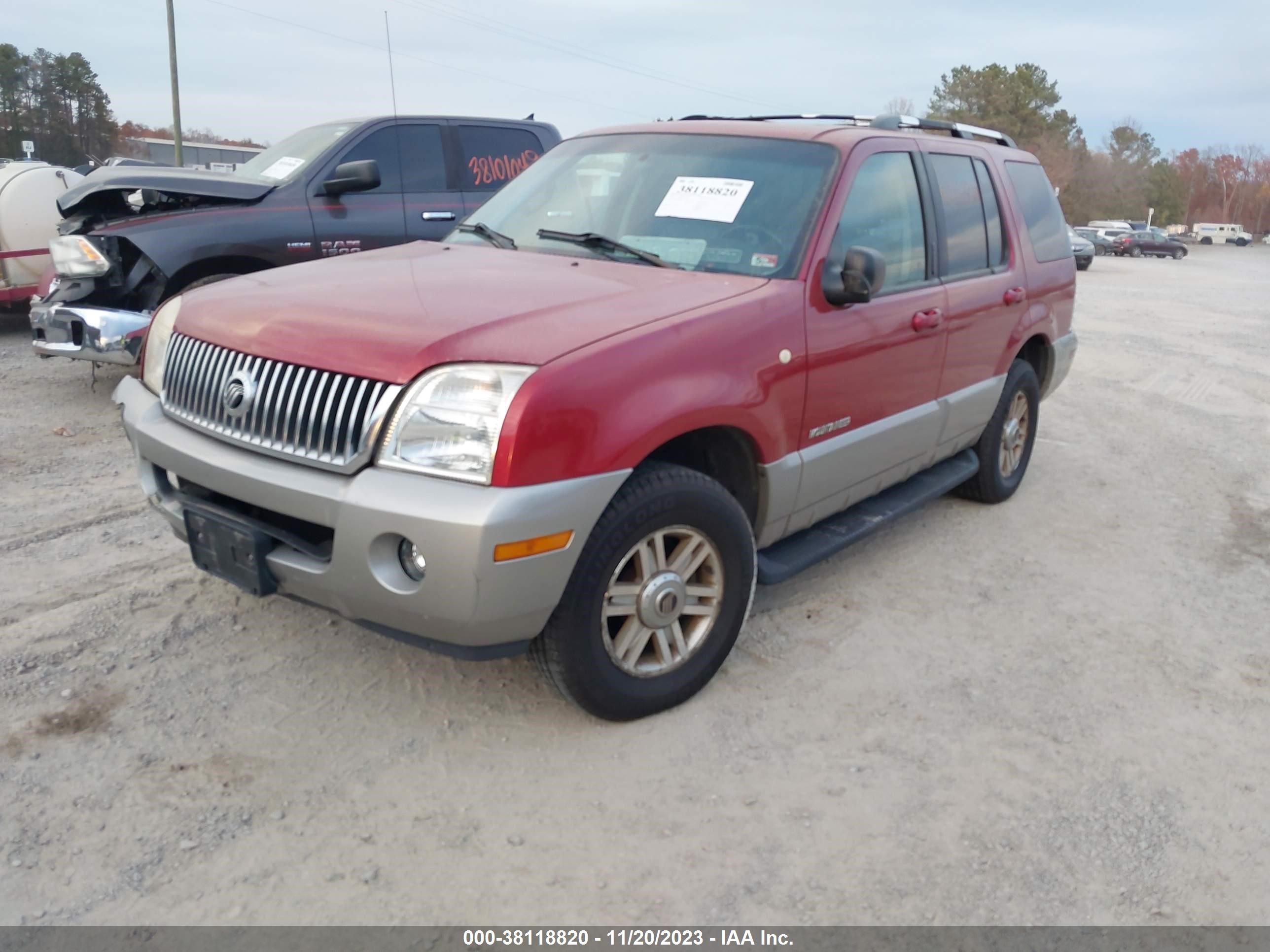 Photo 1 VIN: 4M2ZU86E52ZJ05803 - MERCURY MOUNTAINEER 