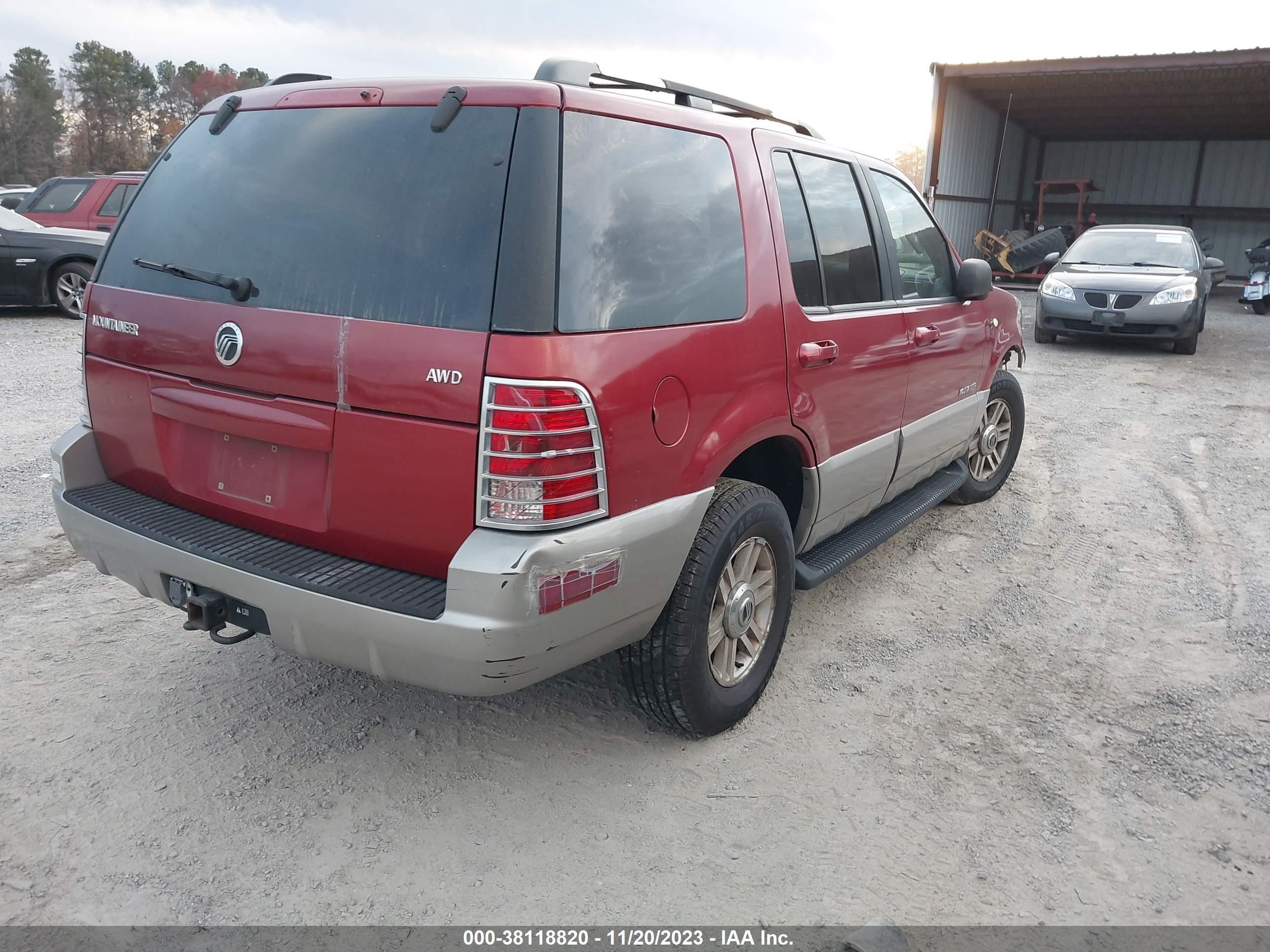 Photo 3 VIN: 4M2ZU86E52ZJ05803 - MERCURY MOUNTAINEER 