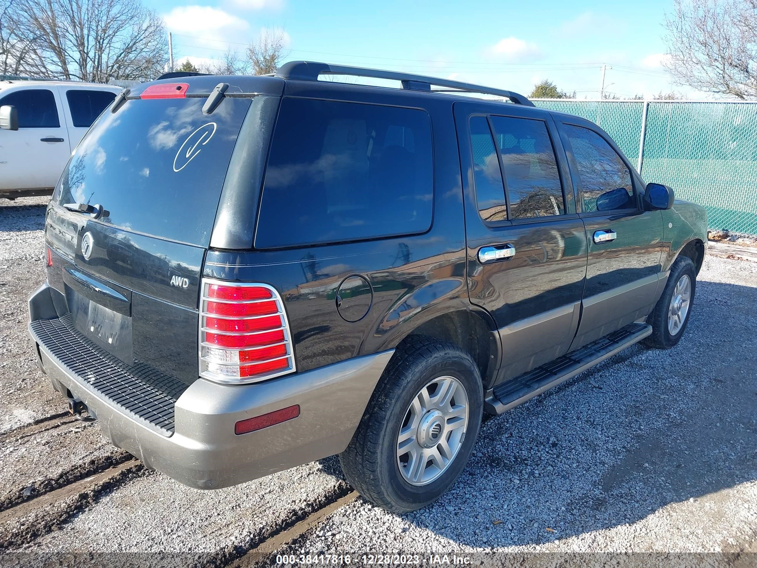 Photo 3 VIN: 4M2ZU86K34UJ20158 - MERCURY MOUNTAINEER 