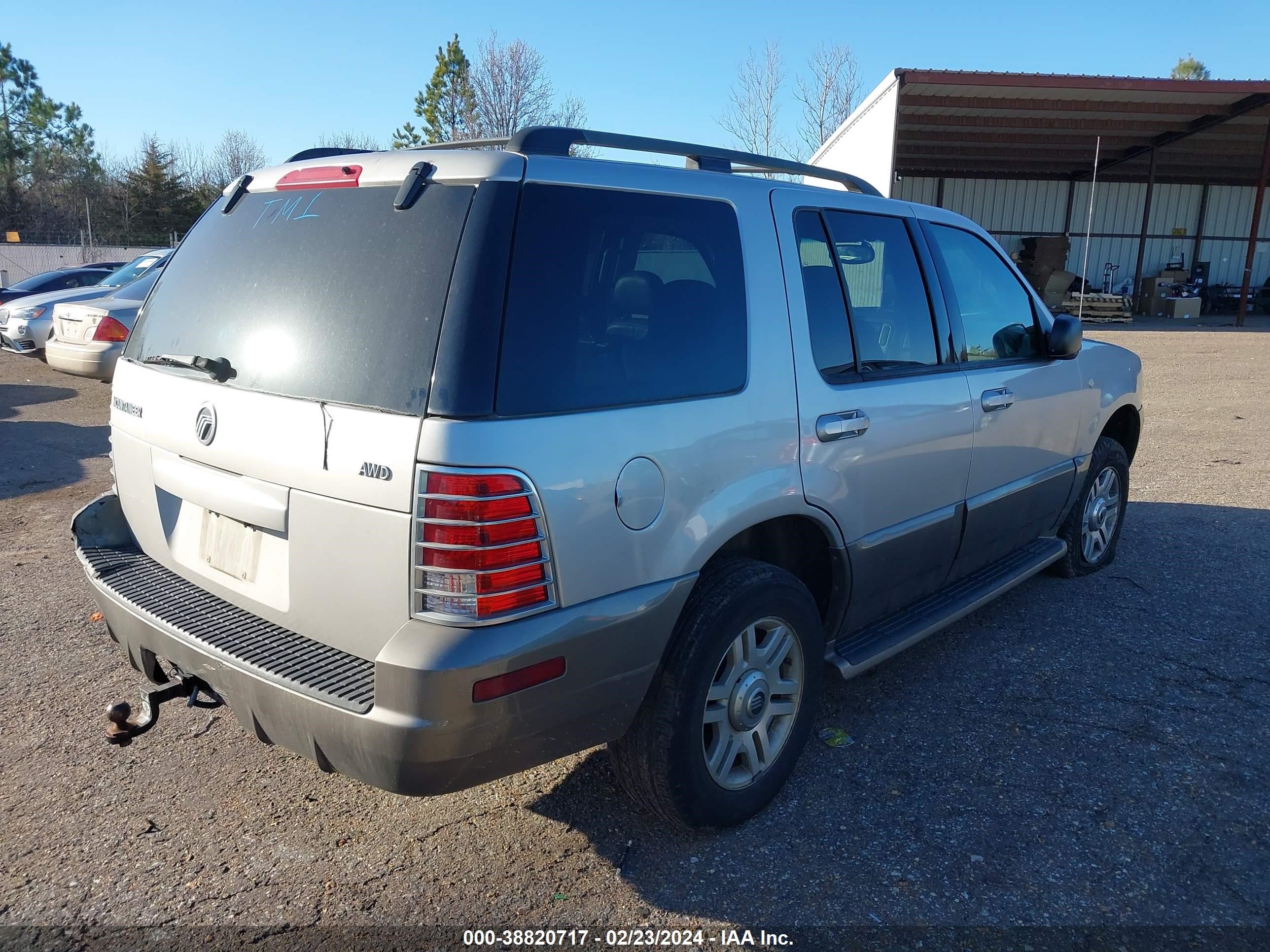 Photo 3 VIN: 4M2ZU86KX4ZJ42497 - MERCURY MOUNTAINEER 