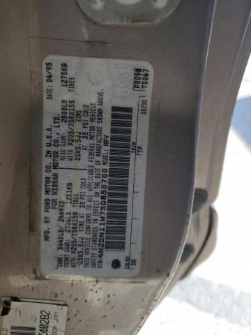 Photo 12 VIN: 4N2DN11W7SD850700 - NISSAN QUEST XE 