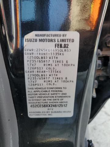 Photo 11 VIN: 4S2CE58XX24612512 - ISUZU AXIOM 