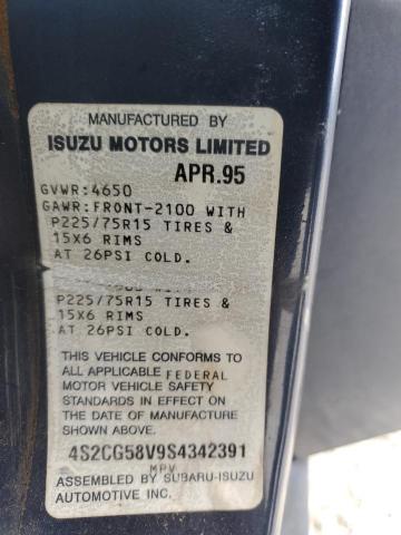 Photo 11 VIN: 4S2CG58V9S4342391 - ISUZU RODEO S 